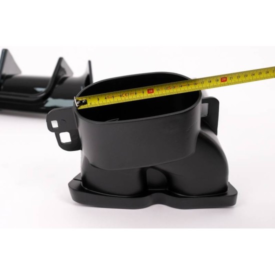 Diffuser Πίσω Προφυλακτήρα Για Mercedes-Benz E-Class W213 16-19 Με Amg Line Προφυλακτήρα Μαύρο Brabus Look Με Μαύρες Μπούκες