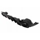 Diffuser Πίσω Προφυλακτήρα Για Mercedes-Benz E-Class W213 16-19 Με Amg Line Προφυλακτήρα Μαύρο Brabus Look Με Μαύρες Μπούκες