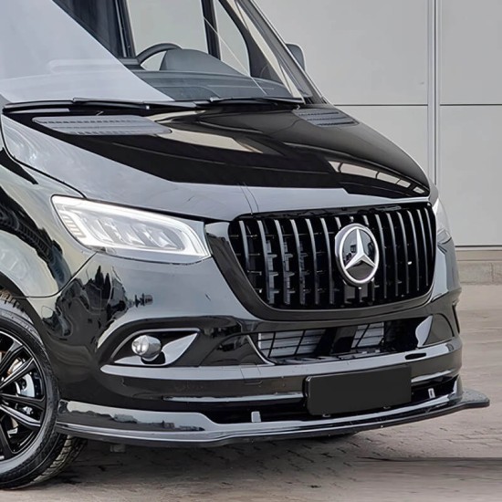 Μάσκα Για Mercedes-Benz Sprinter W907 18-26 GT Amg Panamericana Μαύρο Γυαλιστερό  1 Τεμάχιο