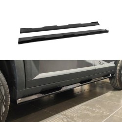 Πλαινά Μασπιέ Πρόσθετα Για Dacia Duster Mk3 2024+ 4x4 / 4x2 Γυαλιστερό Μαύρο Από Abs Πλαστικό 2 Τεμάχια