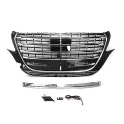 Μάσκα Για Mercedes-Benz Vito W447 / W448 24+ Amg Look Με Led Χρώμιο/Μαύρο 1  Τεμάχιο