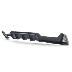 Diffuser Πίσω Προφυλακτήρα Για Bmw 4 F32 Coupe / F33 Cabrio / F36 Gran Coupe 13-21 M-Tech Μαύρο Ματ Με 1 Διπλή Τρύπα Εξάτμισης Αριστερά Από Abs Πλαστικό 1 Τεμάχιο