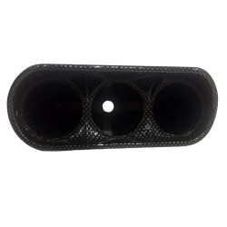 Βάση Για Όργανα Ταμπλό Τριπλή (3 x 52mm) Carbon Look Auto Gauge Βάση Για Όργανα Ταμπλό Τριπλή (3 x 52mm) Carbon Look Auto Gauge