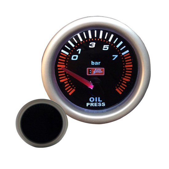 Όργανο Πίεσης Λαδιού Auto Gauge Μαύρο 52mm