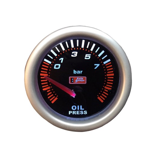 Όργανο Πίεσης Λαδιού Auto Gauge Μαύρο 52mm