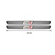 Διακοσμητικά Εσωτερικά Μασπιέ Πόρτας Universal 58cm Type-R Μαύρο / Χρώμιο 2 Τεμάχια