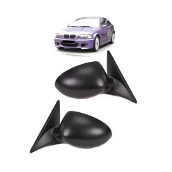 Καθρέπτες Για Bmw 3 E46 99-05 Coupe / Cabrio Ηλεκτρικά Ανακλινόμενοι / Ρυθμιζόμενοι/ Θερμαινόμενοι M3 Look Ζευγάρι 2 Τεμάχια