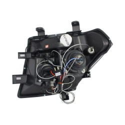 Μπροστινά Φανάρια Set Για Nissan Navara D40 05-10 Angel Eyes & Led Χρωμίου H1/H1 Manual JunYan Μπροστινά Φανάρια Set Για Nissan Navara D40 05-10 Angel Eyes & Led Χρωμίου H1/H1 Manual JunYan