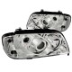 Μπροστινά Φανάρια Set Για Mercedes-Benz C-Class W202 93-01 Projectors Χρωμίου H1/H1/H3 Manual Sonar