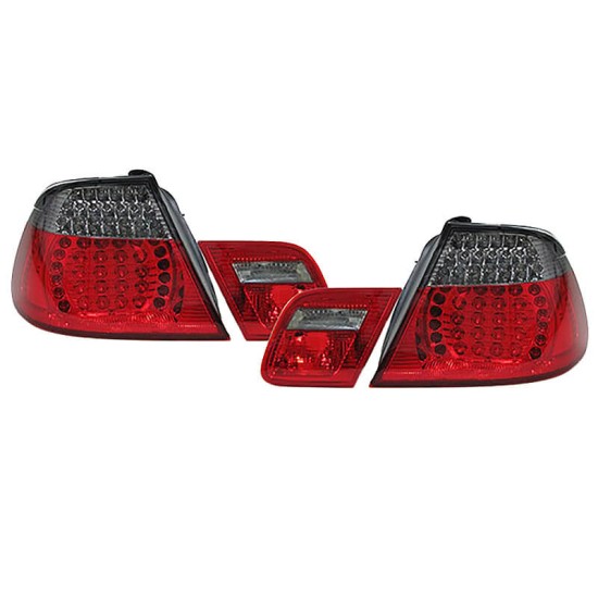 Πισινά Φανάρια Set Για Bmw 3 E46 Cabrio 99-03 Led Κόκκινο/Φιμέ Eagle Eyes