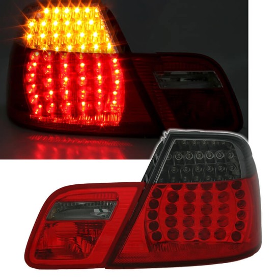 Πισινά Φανάρια Set Για Bmw 3 E46 Cabrio 99-03 Led Κόκκινο/Φιμέ Eagle Eyes