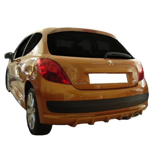 Diffuser Πίσω Προφυλακτήρα Για  Peugeot 207 06-14 Από Abs Πλαστικό 1 Τεμάχιο
