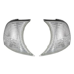 Μπροστινά Φλας Για Bmw 3 E46 Coupe/Cabrio 99-01 Κουμπωτά Λευκό 2 Τεμάχια Depo