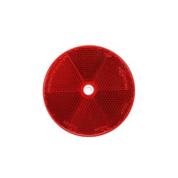 Αντανακλαστικό Αυτοκόλλητο & Βιδωτό Στρόγγυλο 60mm Proplast Κόκκινο 26108102 1 Τεμάχιο