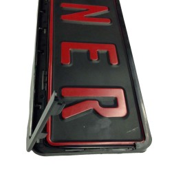 Πλαίσιο Πινακίδας Ευρωπαϊκό Μαύρο Safeclip Κουμπωτό Με Μονό Άνοιγμα 1 Τεμάχιο Πλαίσιο Πινακίδας Ευρωπαϊκό Μαύρο Safeclip Κουμπωτό Με Μονό Άνοιγμα 1 Τεμάχιο