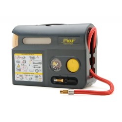 Κομπρεσέρ -  Κομφλέρ Αέρος Αυτοκινήτου AirMan ResQ Pro 12V Με Μανόμετρο Και Σφραγιστικό Ελαστικών 700ml 71-061 Κομπρεσέρ -  Κομφλέρ Αέρος Αυτοκινήτου AirMan ResQ Pro 12V Με Μανόμετρο Και Σφραγιστικό Ελαστικών 700ml 71-061