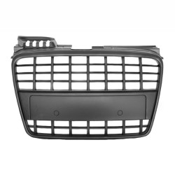 Μάσκα Για Audi A4 B7 04-07 RS4 Look Κυψελωτή Μαύρη Ματ Με Κάθετες Γραμμές 1 Τεμάχιο