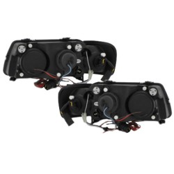 Μπροστινά Φανάρια Set Για Audi A3 8L Angel Eyes & Led Μαύρα H1/H1 Sonar Μπροστινά Φανάρια Set Για Audi A3 8L Angel Eyes & Led Μαύρα H1/H1 Sonar