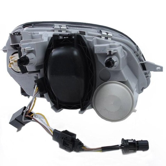 Μπροστινά Φανάρια Set Για Mercedes-Benz SLK R170 96-04 Χρωμίου H4 Ρύθμιση Αέρος Depo
