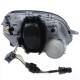 Μπροστινά Φανάρια Set Για Mercedes-Benz SLK R170 96-04 Χρωμίου H4 Ρύθμιση Αέρος Depo
