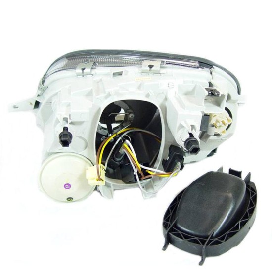 Μπροστινά Φανάρια Set Για Mercedes-Benz SLK R170 96-04 Χρωμίου H4 Ρύθμιση Αέρος Depo