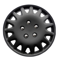 Τάσια Τροχών Αυτοκινήτου 15" ΚΤ-996 Μαύρο Ματ 4 Τεμάχια