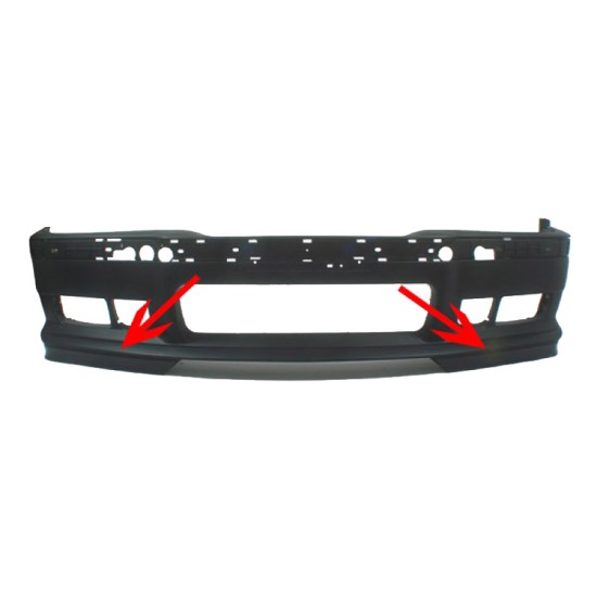 Μπροστινά Spoiler Δεξιά & Αριστερά Για Bmw 3 E36 90-99 M3 Από Abs Πλαστικό 2 Τεμάχια