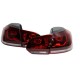 Πισινά Φανάρια Set Για Vw Golf VI (6) 08-11 Led GTI / R-Look Dark Cherry Κόκκινο/Crystal Carner