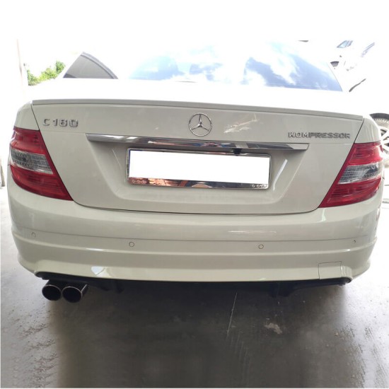 Πισινός Προφυλακτήρας Για Mercedes-Benz C-Class W204 07-11 C63 Amg Look Με PDC