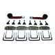 Μπαγκαζιέρα Οροφής Cube 470L Silver Mat Με Μονό Άνοιγμα