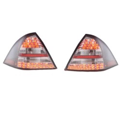 Πισινά Φανάρια Set Για Mercedes-Benz C-Class W203 00-04 Led Μαύρα Sonar Πισινά Φανάρια Set Για Mercedes-Benz C-Class W203 00-04 Led Μαύρα Sonar