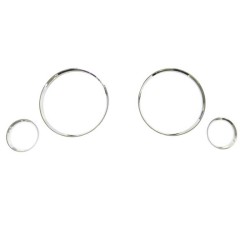 Δαχτυλίδια Καντράν Για Audi 80, 90, B3 & B4 86-94 Χρώμιο Δαχτυλίδια Καντράν Για Audi 80, 90, B3 & B4 86-94 Χρώμιο