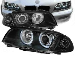 Μπροστινά Φανάρια Set Για Bmw 3 E46 Sedan/Caravan 99-01 ccfl Angel Eyes Μαύρα H7/H7 Με Μοτέρ Eagle Eyes Μπροστινά Φανάρια Set Για Bmw 3 E46 Sedan/Caravan 99-01 ccfl Angel Eyes Μαύρα H7/H7 Με Μοτέρ Eagle Eyes