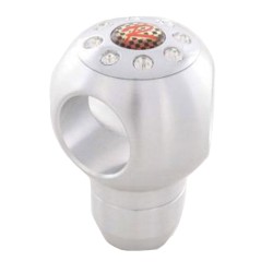 Πόμολο Λεβιέ Ταχυτήτων Universal Χρώμιο Με Στρας Τρυπητό Με 4 Αντάπτορες M6/M8/M10/M12 Για Κανονική Όπισθεν FKSK010041 Πόμολο Λεβιέ Ταχυτήτων Universal Χρώμιο Με Στρας Τρυπητό Με 4 Αντάπτορες M6/M8/M10/M12 Για Κανονική Όπισθεν FKSK010041