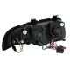 Μπροστινά Φανάρια Set Για Audi A4 B5 94-98 Angel Eyes Μαύρα H1/H1 Sonar