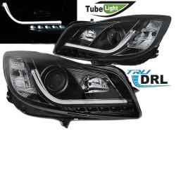 Μπροστινά Φανάρια Set Για Opel Insignia 08-12 TRU DRL Tube Lights Μαύρα H7/H7 Με Μοτέρ Sonar Μπροστινά Φανάρια Set Για Opel Insignia 08-12 TRU DRL Tube Lights Μαύρα H7/H7 Με Μοτέρ Sonar