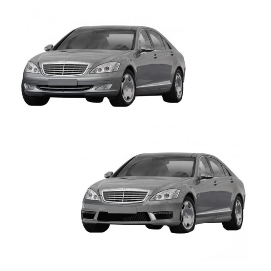 Μπροστινός Προφυλακτήρας Για Mercedes-Benz S-Class W221 06-13 Amg S65 Look