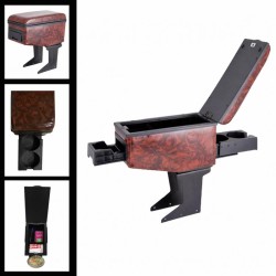 Κεντρική Κονσόλα / Τεμπέλης / Υποβραχιόνιο Αυτοκινήτου Με Ποτηροθήκες Εμπρός Και Πίσω Universal Καφέ 21438 Κεντρική Κονσόλα / Τεμπέλης / Υποβραχιόνιο Αυτοκινήτου Με Ποτηροθήκες Εμπρός Και Πίσω Universal Καφέ 21438