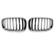 Καρδιές Μάσκας Για Bmw X5 E70 07-13 / X6 E71 08-14 Χρωμίου 2 Τεμάχια