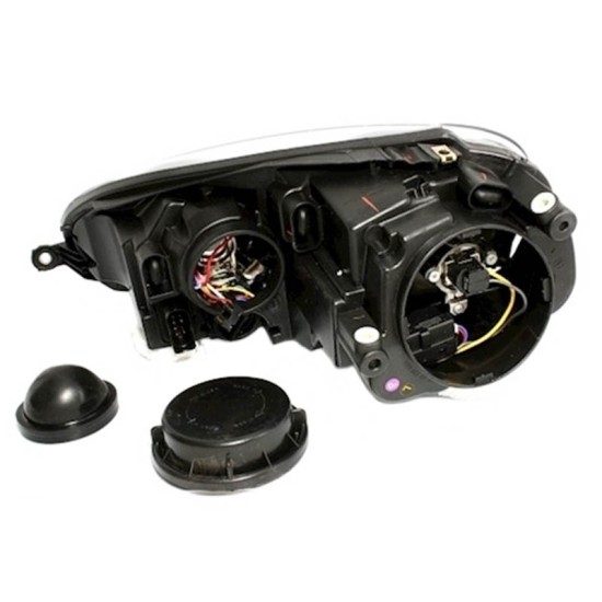 Μπροστινά Φανάρια Set Για Vw Golf V (5) 03-08 Μαύρα GTI H7/H7 Depo