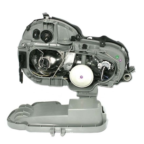 Μπροστινά Φανάρια Set Για Mercedes-Benz E-Class W210 95-98 Projectors Χρωμίου H7/H7 Με Ρυθμιστή Αέρος Depo