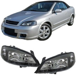 Μπροστινά Φανάρια Set Για Opel Astra G 97-04 Μαύρα H7/H7 Depo Μπροστινά Φανάρια Set Για Opel Astra G 97-04 Μαύρα H7/H7 Depo