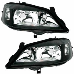 Μπροστινά Φανάρια Set Για Opel Astra G 97-04 Μαύρα H7/H7 Depo Μπροστινά Φανάρια Set Για Opel Astra G 97-04 Μαύρα H7/H7 Depo