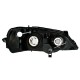 Μπροστινά Φανάρια Set Για Opel Astra G 97-04 Μαύρα H7/H7 Depo