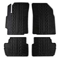 Πατάκια Αυτοκινήτου Gledring 0185 Chevrolet Spark 2010-2015  Πεντάθυρο Μαύρο 4 Τεμάχια
