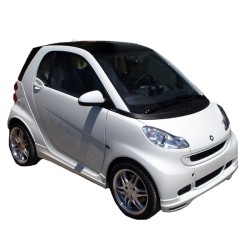Πλαινά Μασπιέ Για Smart Fortwo 451 07-14 Brabus Look Από Abs Πλαστικό 2 Τεμάχια