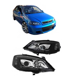 Μπροστινά Φανάρια Set Για Opel Astra G 97-04 Projectors Μαύρα H7/H7 Depo Μπροστινά Φανάρια Set Για Opel Astra G 97-04 Projectors Μαύρα H7/H7 Depo