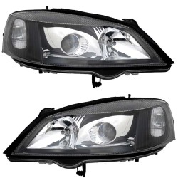 Μπροστινά Φανάρια Set Για Opel Astra G 97-04 Projectors Μαύρα H7/H7 Depo Μπροστινά Φανάρια Set Για Opel Astra G 97-04 Projectors Μαύρα H7/H7 Depo