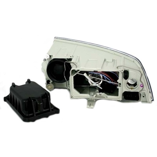 Μπροστινά Φανάρια Set Για Skoda Octavia 1Z 04-08 Projectors Black H7/H1 Depo