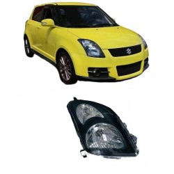 Φανάρι Μπροστινό Δεξί Για Suzuki Swift 05-10 Μαύρο H4 Depo